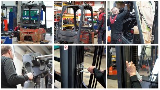 Aufbereitung von Gabelstaplern