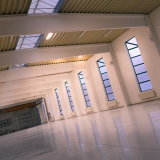 Lagerhalle der Firma Getränke Pfeifer