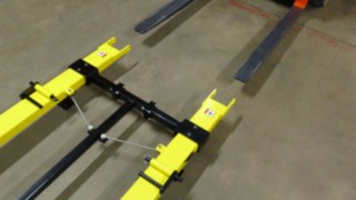 Sander Sonderbau Gabelstapler Zubehör Fassklammer