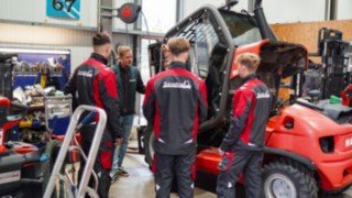 Besprechung mit dem Ausbilderer