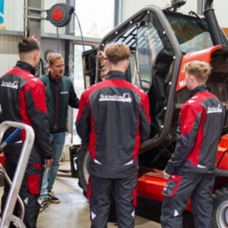 Besprechung mit dem Ausbilderer