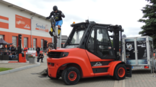 Impressionen von der Regionalmeisterschaft StaplerCup 2017 in Chemnitz Hoesel-Show