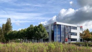 Firmengebäude der Sander Fördertechnik Firmengebäude der Sander Fördertechnik