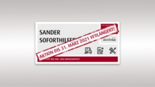 Sander_Soforthilfebonus jetzt mit Hol- und Bringservice