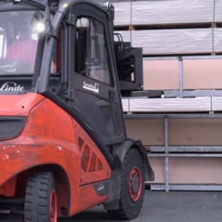 Linde Stapler im Lagereinsatz