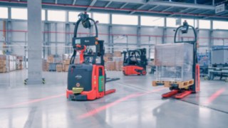 Automatisierte Fahrzeuge von Linde Automatisierte Fahrzeuge von Linde