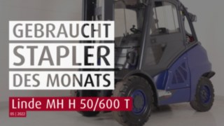 Gebrauchtstapler des Monats Mai 2022 | Linde MH -VStapler H 50T/600 Sander Fördertechnik Gebrauchtstapler des Monats Mai 2022 | Linde MH -VStapler H 50T/600 Sander Fördertechnik