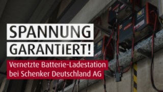 Sander Fördertechnik DB Schenker Batteriestation Video